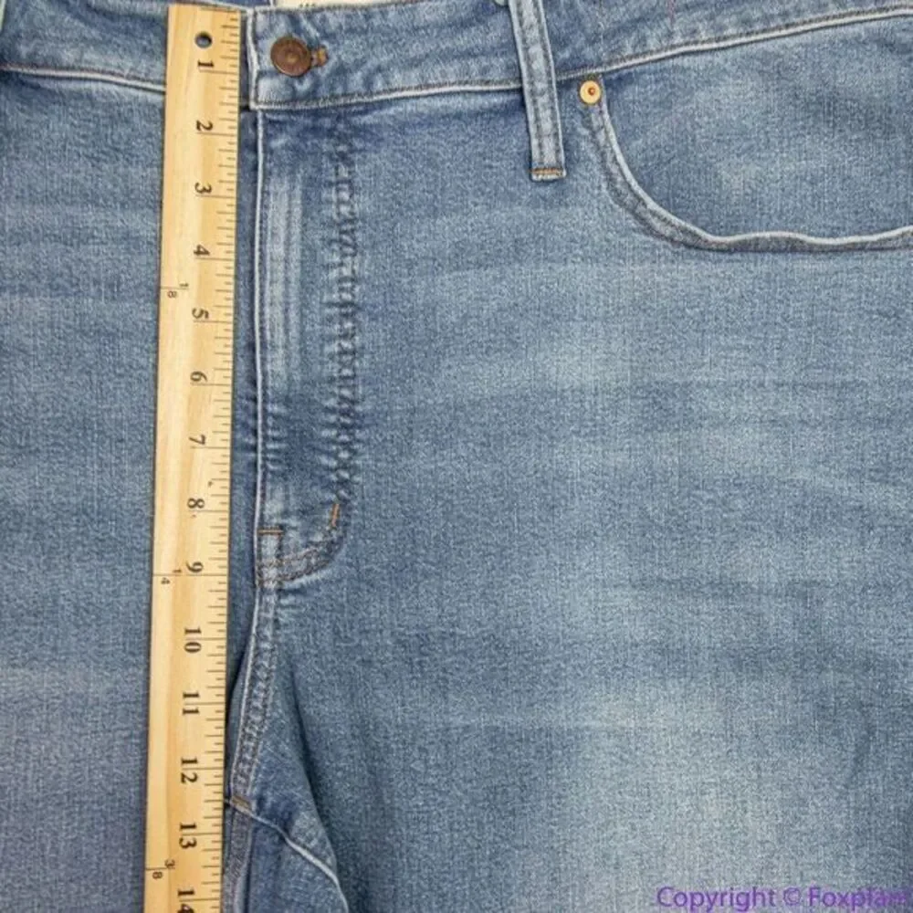 NEW Madewell Plus Stovepipe Jeans in Euclid Wash, 28W‎